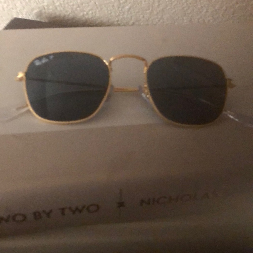 Ray bans, have a case but not original ray-ban case just plain